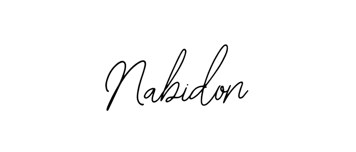 Also we have Nabidon name is the best signature style. Create professional handwritten signature collection using Bearetta-2O07w autograph style. Nabidon signature style 12 images and pictures png
