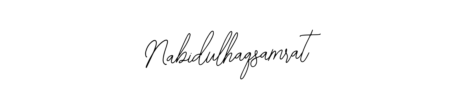 How to Draw Nabidulhaqsamrat signature style? Bearetta-2O07w is a latest design signature styles for name Nabidulhaqsamrat. Nabidulhaqsamrat signature style 12 images and pictures png