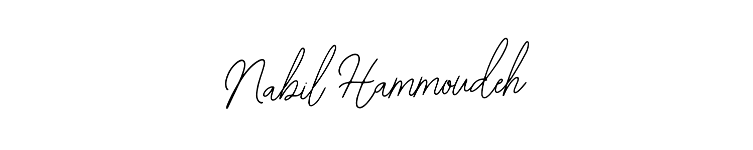 Make a beautiful signature design for name Nabil Hammoudeh. With this signature (Bearetta-2O07w) style, you can create a handwritten signature for free. Nabil Hammoudeh signature style 12 images and pictures png