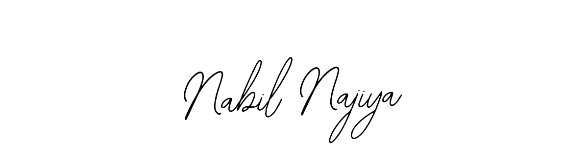 Also we have Nabil Najiya name is the best signature style. Create professional handwritten signature collection using Bearetta-2O07w autograph style. Nabil Najiya signature style 12 images and pictures png