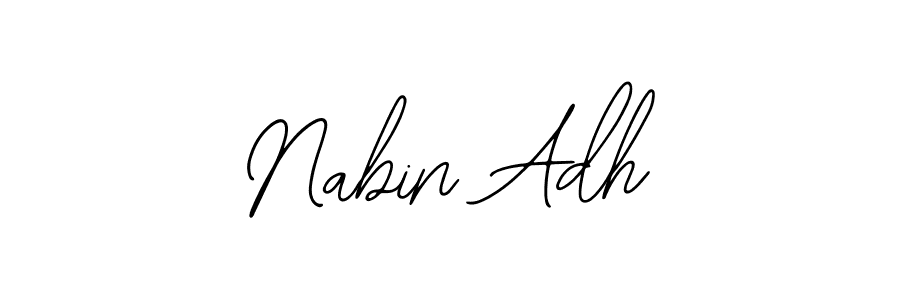 Make a short Nabin Adh signature style. Manage your documents anywhere anytime using Bearetta-2O07w. Create and add eSignatures, submit forms, share and send files easily. Nabin Adh signature style 12 images and pictures png