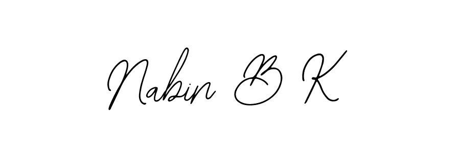 Make a beautiful signature design for name Nabin B K. Use this online signature maker to create a handwritten signature for free. Nabin B K signature style 12 images and pictures png