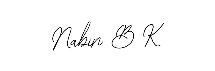 How to make Nabin B K signature? Bearetta-2O07w is a professional autograph style. Create handwritten signature for Nabin B K name. Nabin B K signature style 12 images and pictures png