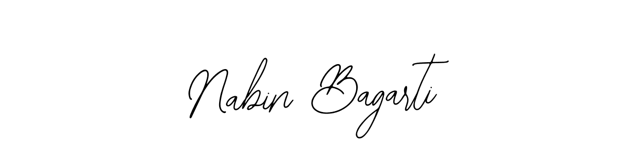 How to make Nabin Bagarti name signature. Use Bearetta-2O07w style for creating short signs online. This is the latest handwritten sign. Nabin Bagarti signature style 12 images and pictures png