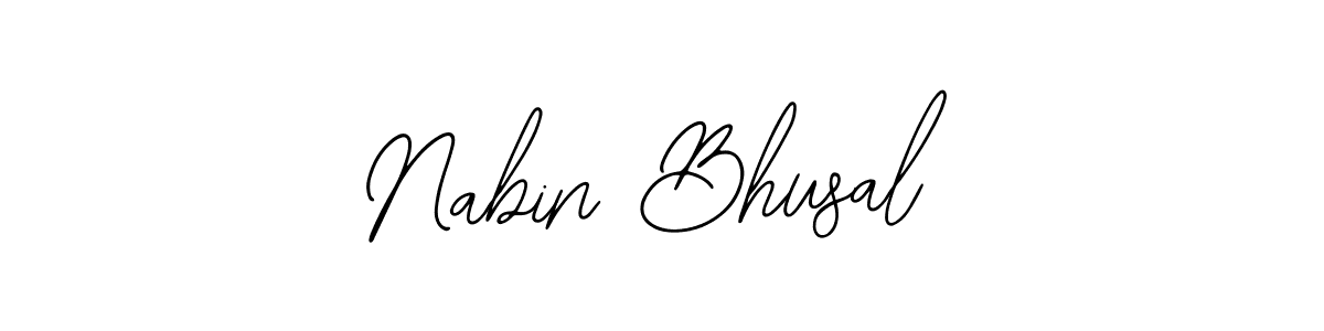 Nabin Bhusal stylish signature style. Best Handwritten Sign (Bearetta-2O07w) for my name. Handwritten Signature Collection Ideas for my name Nabin Bhusal. Nabin Bhusal signature style 12 images and pictures png