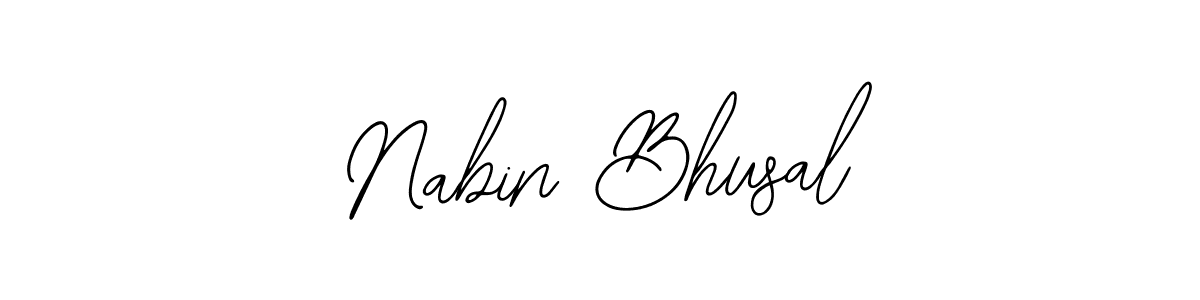 Nabin Bhusal stylish signature style. Best Handwritten Sign (Bearetta-2O07w) for my name. Handwritten Signature Collection Ideas for my name Nabin Bhusal. Nabin Bhusal signature style 12 images and pictures png