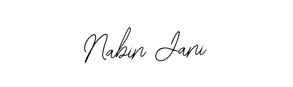 Make a short Nabin Jani signature style. Manage your documents anywhere anytime using Bearetta-2O07w. Create and add eSignatures, submit forms, share and send files easily. Nabin Jani signature style 12 images and pictures png