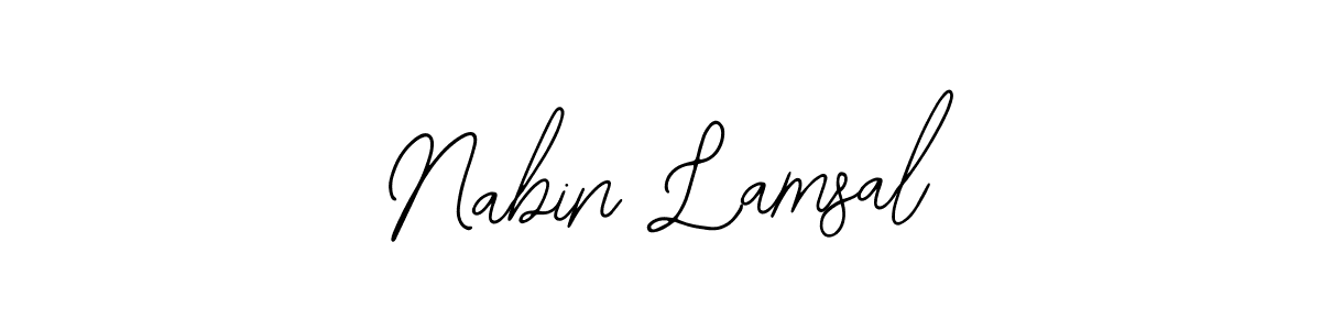 Make a beautiful signature design for name Nabin Lamsal. Use this online signature maker to create a handwritten signature for free. Nabin Lamsal signature style 12 images and pictures png