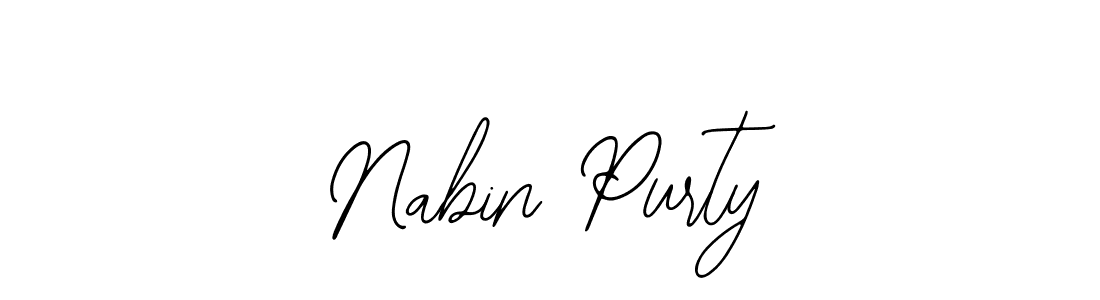Design your own signature with our free online signature maker. With this signature software, you can create a handwritten (Bearetta-2O07w) signature for name Nabin Purty. Nabin Purty signature style 12 images and pictures png