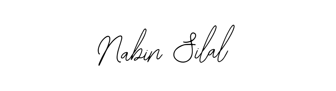 The best way (Bearetta-2O07w) to make a short signature is to pick only two or three words in your name. The name Nabin Silal include a total of six letters. For converting this name. Nabin Silal signature style 12 images and pictures png