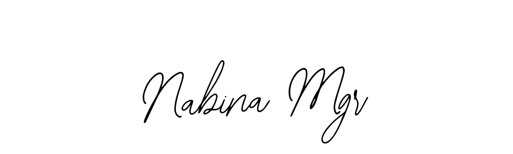 You can use this online signature creator to create a handwritten signature for the name Nabina Mgr. This is the best online autograph maker. Nabina Mgr signature style 12 images and pictures png