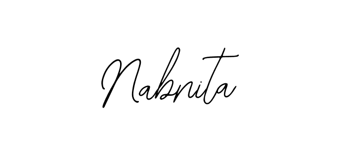 Make a beautiful signature design for name Nabnita. With this signature (Bearetta-2O07w) style, you can create a handwritten signature for free. Nabnita signature style 12 images and pictures png