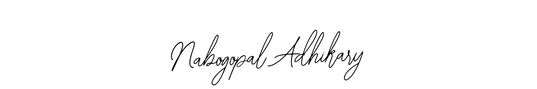 This is the best signature style for the Nabogopal Adhikary name. Also you like these signature font (Bearetta-2O07w). Mix name signature. Nabogopal Adhikary signature style 12 images and pictures png