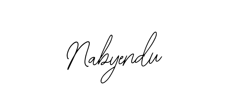 How to make Nabyendu signature? Bearetta-2O07w is a professional autograph style. Create handwritten signature for Nabyendu name. Nabyendu signature style 12 images and pictures png