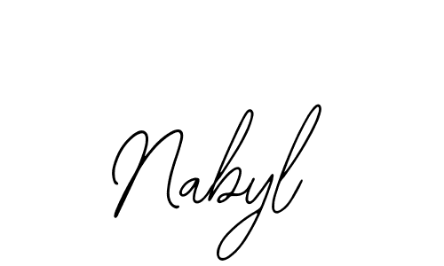 Nabyl stylish signature style. Best Handwritten Sign (Bearetta-2O07w) for my name. Handwritten Signature Collection Ideas for my name Nabyl. Nabyl signature style 12 images and pictures png