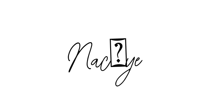 You should practise on your own different ways (Bearetta-2O07w) to write your name (Nacİye) in signature. don't let someone else do it for you. Nacİye signature style 12 images and pictures png