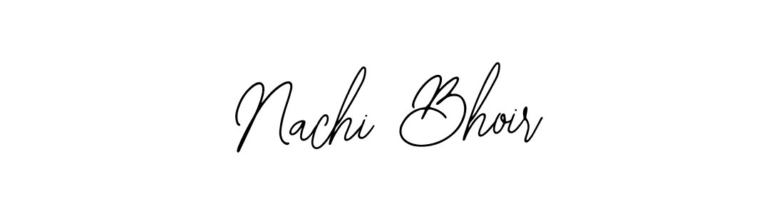 Make a beautiful signature design for name Nachi Bhoir. Use this online signature maker to create a handwritten signature for free. Nachi Bhoir signature style 12 images and pictures png