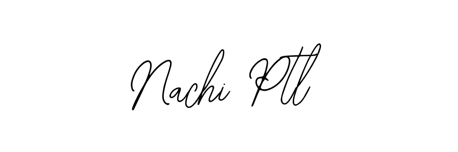 You should practise on your own different ways (Bearetta-2O07w) to write your name (Nachi Ptl) in signature. don't let someone else do it for you. Nachi Ptl signature style 12 images and pictures png