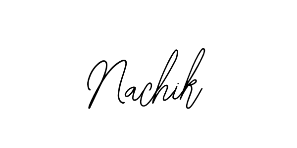 Make a beautiful signature design for name Nachik. Use this online signature maker to create a handwritten signature for free. Nachik signature style 12 images and pictures png