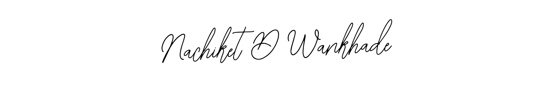 Also we have Nachiket D Wankhade name is the best signature style. Create professional handwritten signature collection using Bearetta-2O07w autograph style. Nachiket D Wankhade signature style 12 images and pictures png