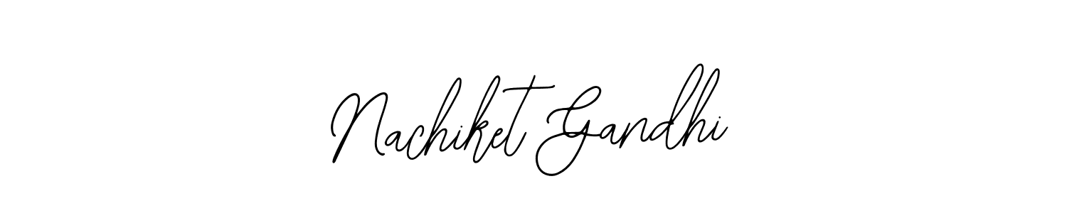 Make a beautiful signature design for name Nachiket Gandhi. With this signature (Bearetta-2O07w) style, you can create a handwritten signature for free. Nachiket Gandhi signature style 12 images and pictures png