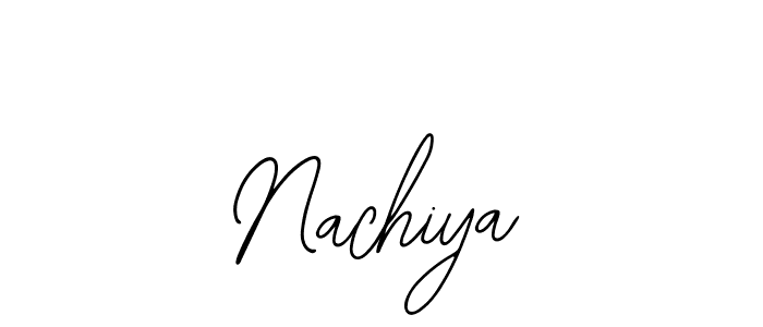 How to Draw Nachiya signature style? Bearetta-2O07w is a latest design signature styles for name Nachiya. Nachiya signature style 12 images and pictures png