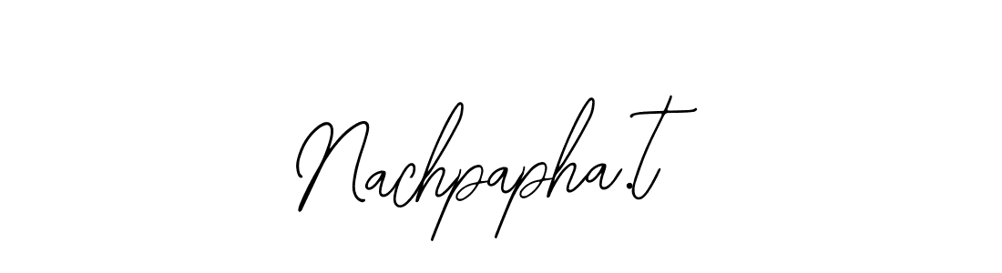 You should practise on your own different ways (Bearetta-2O07w) to write your name (Nachpapha.t) in signature. don't let someone else do it for you. Nachpapha.t signature style 12 images and pictures png