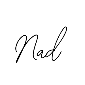You should practise on your own different ways (Bearetta-2O07w) to write your name (Nad) in signature. don't let someone else do it for you. Nad signature style 12 images and pictures png