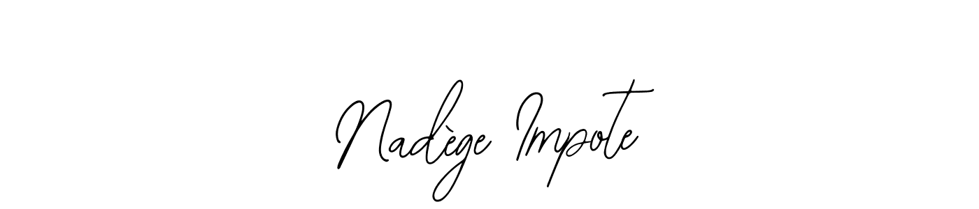 if you are searching for the best signature style for your name Nadège Impote. so please give up your signature search. here we have designed multiple signature styles  using Bearetta-2O07w. Nadège Impote signature style 12 images and pictures png