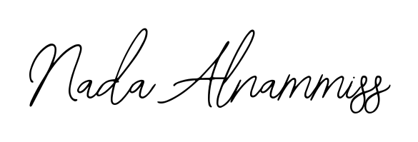 A sleek calligraphic signature for name Nada Alnammiss utilizing Bearetta-2O07w styling. Great for adding personal signatures to photos and art. Nada Alnammiss signature style 12 images and pictures png