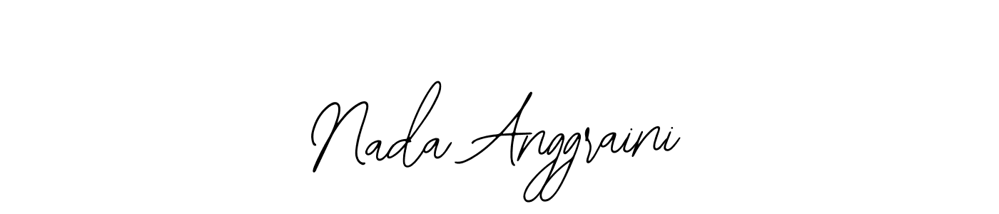 The best way (Bearetta-2O07w) to make a short signature is to pick only two or three words in your name. The name Nada Anggraini include a total of six letters. For converting this name. Nada Anggraini signature style 12 images and pictures png