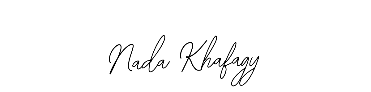 Use a signature maker to create a handwritten signature online. With this signature software, you can design (Bearetta-2O07w) your own signature for name Nada Khafagy. Nada Khafagy signature style 12 images and pictures png