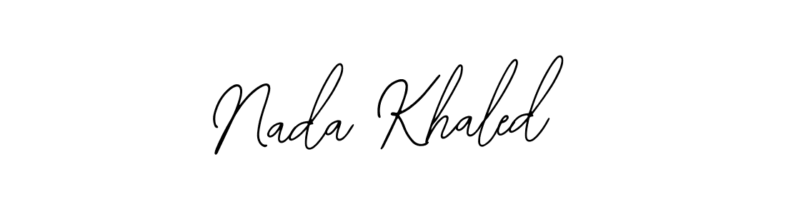 How to make Nada Khaled signature? Bearetta-2O07w is a professional autograph style. Create handwritten signature for Nada Khaled name. Nada Khaled signature style 12 images and pictures png