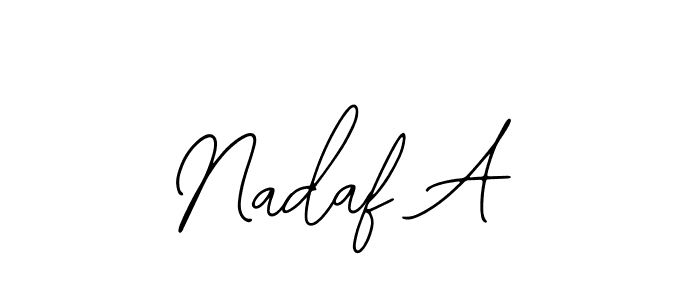 Also we have Nadaf A name is the best signature style. Create professional handwritten signature collection using Bearetta-2O07w autograph style. Nadaf A signature style 12 images and pictures png