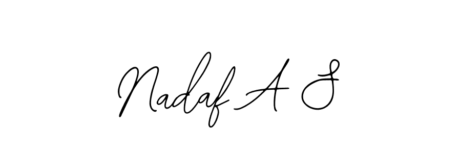 Make a beautiful signature design for name Nadaf A S. With this signature (Bearetta-2O07w) style, you can create a handwritten signature for free. Nadaf A S signature style 12 images and pictures png