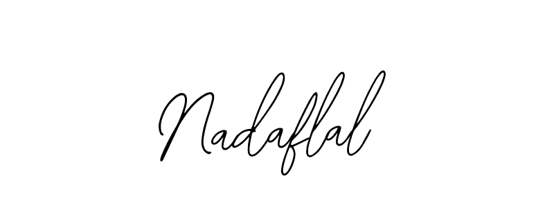 How to make Nadaflal name signature. Use Bearetta-2O07w style for creating short signs online. This is the latest handwritten sign. Nadaflal signature style 12 images and pictures png