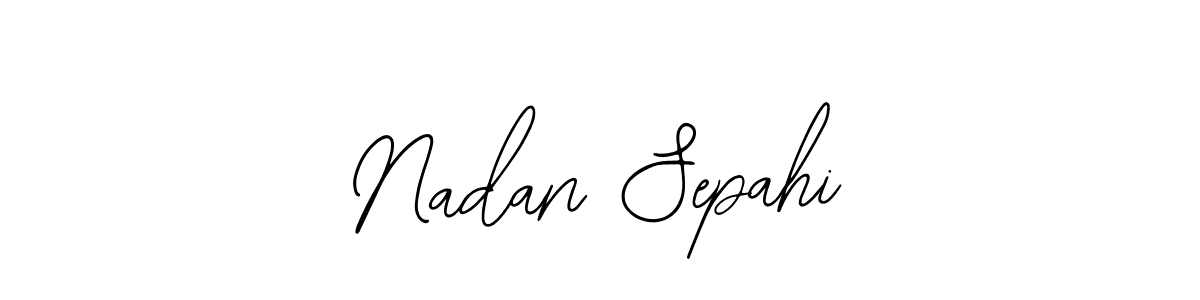 Here are the top 10 professional signature styles for the name Nadan Sepahi. These are the best autograph styles you can use for your name. Nadan Sepahi signature style 12 images and pictures png
