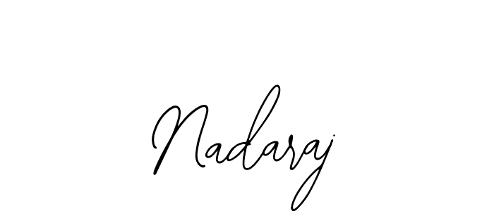 You should practise on your own different ways (Bearetta-2O07w) to write your name (Nadaraj) in signature. don't let someone else do it for you. Nadaraj signature style 12 images and pictures png