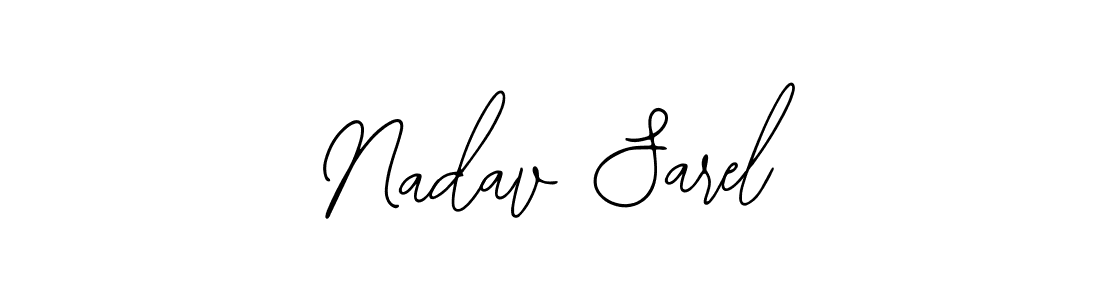 How to make Nadav Sarel name signature. Use Bearetta-2O07w style for creating short signs online. This is the latest handwritten sign. Nadav Sarel signature style 12 images and pictures png