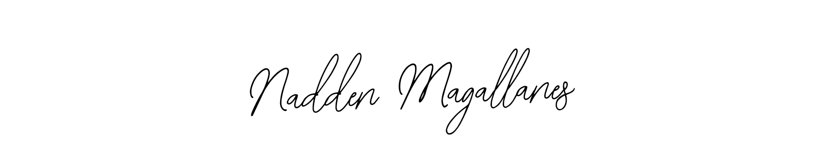 Use a signature maker to create a handwritten signature online. With this signature software, you can design (Bearetta-2O07w) your own signature for name Nadden Magallanes. Nadden Magallanes signature style 12 images and pictures png