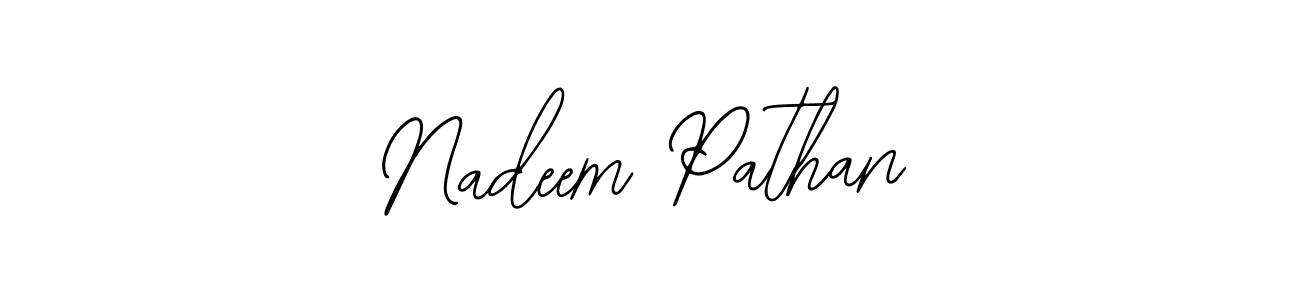 How to make Nadeem Pathan signature? Bearetta-2O07w is a professional autograph style. Create handwritten signature for Nadeem Pathan name. Nadeem Pathan signature style 12 images and pictures png