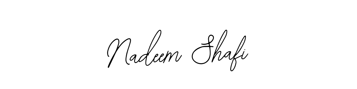 if you are searching for the best signature style for your name Nadeem Shafi. so please give up your signature search. here we have designed multiple signature styles  using Bearetta-2O07w. Nadeem Shafi signature style 12 images and pictures png