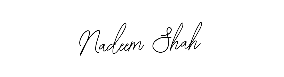 It looks lik you need a new signature style for name Nadeem Shah. Design unique handwritten (Bearetta-2O07w) signature with our free signature maker in just a few clicks. Nadeem Shah signature style 12 images and pictures png
