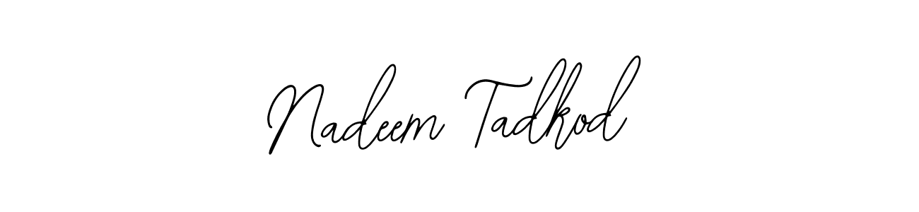 Use a signature maker to create a handwritten signature online. With this signature software, you can design (Bearetta-2O07w) your own signature for name Nadeem Tadkod. Nadeem Tadkod signature style 12 images and pictures png