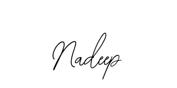 Create a beautiful signature design for name Nadeep. With this signature (Bearetta-2O07w) fonts, you can make a handwritten signature for free. Nadeep signature style 12 images and pictures png