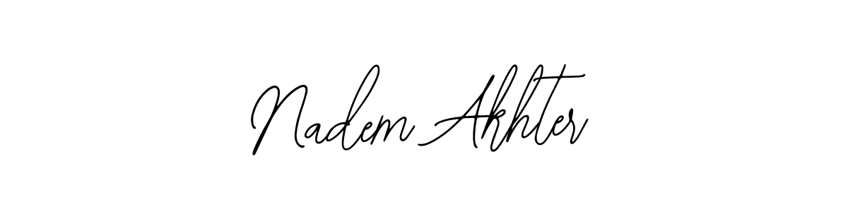 Also we have Nadem Akhter name is the best signature style. Create professional handwritten signature collection using Bearetta-2O07w autograph style. Nadem Akhter signature style 12 images and pictures png