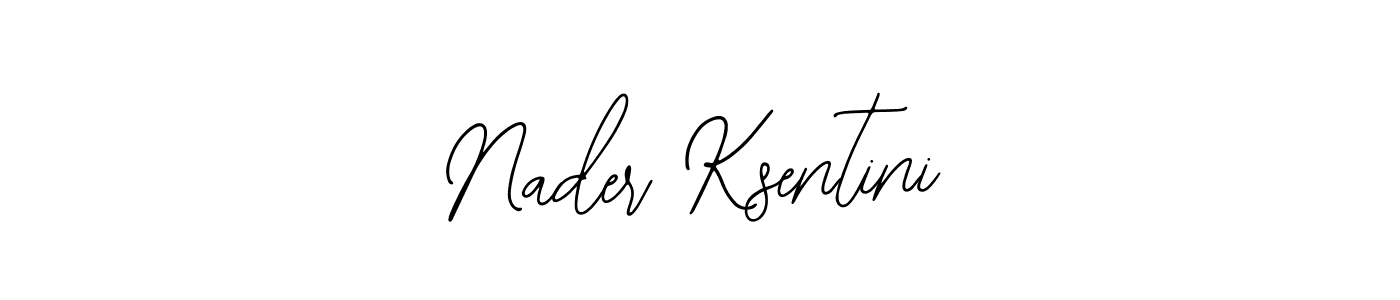 How to make Nader Ksentini signature? Bearetta-2O07w is a professional autograph style. Create handwritten signature for Nader Ksentini name. Nader Ksentini signature style 12 images and pictures png