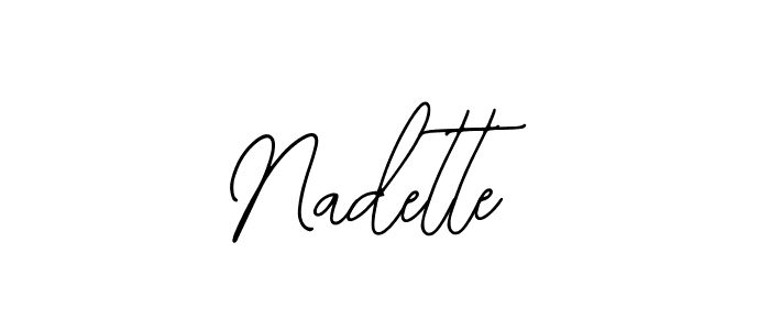 Create a beautiful signature design for name Nadette. With this signature (Bearetta-2O07w) fonts, you can make a handwritten signature for free. Nadette signature style 12 images and pictures png