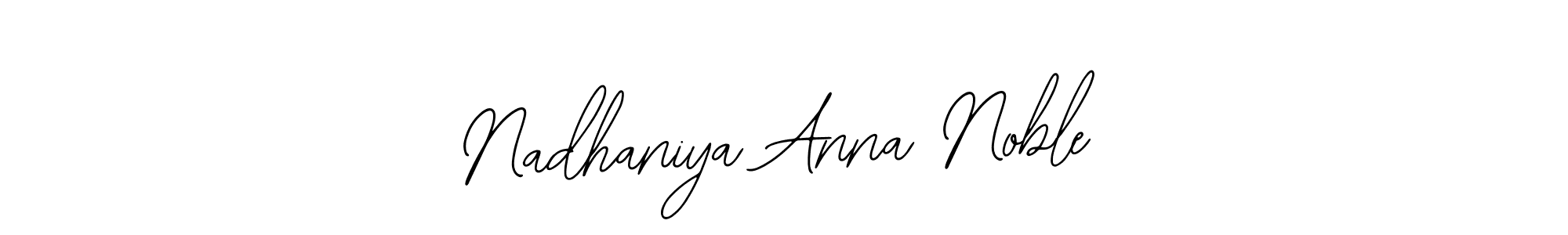 It looks lik you need a new signature style for name Nadhaniya Anna Noble. Design unique handwritten (Bearetta-2O07w) signature with our free signature maker in just a few clicks. Nadhaniya Anna Noble signature style 12 images and pictures png
