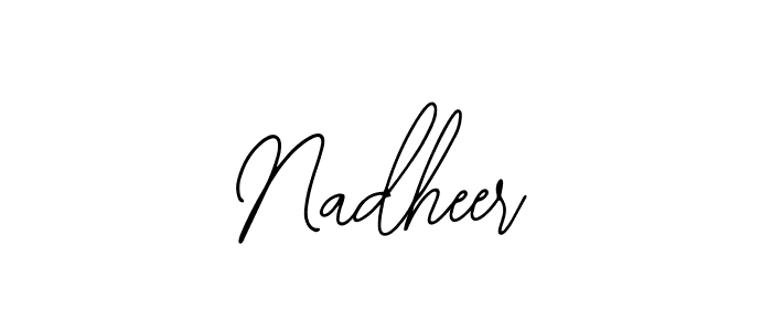 This is the best signature style for the Nadheer name. Also you like these signature font (Bearetta-2O07w). Mix name signature. Nadheer signature style 12 images and pictures png